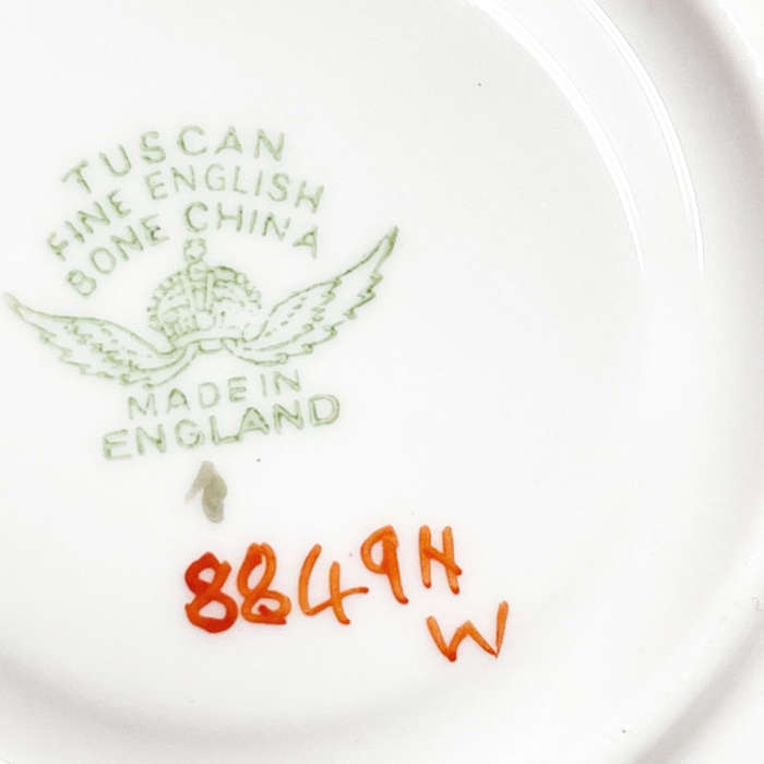 Tuscan China Spring Floral Demitasse Duo