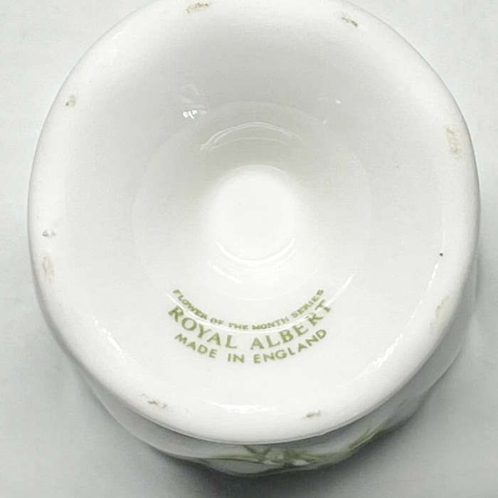 Royal Albert Flower of The Month December Egg Cup