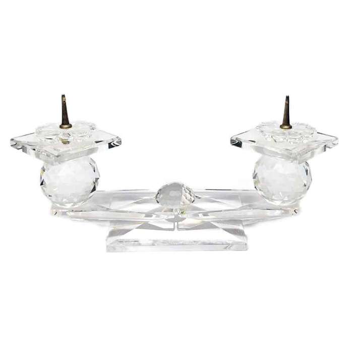 Swarovski Two Arm Candle Holder