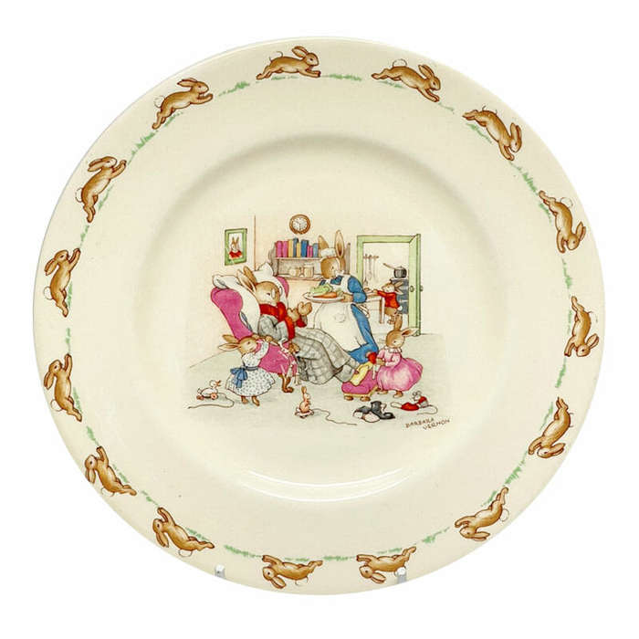 Royal Doulton Nurse Bunnykins Plate Vernon