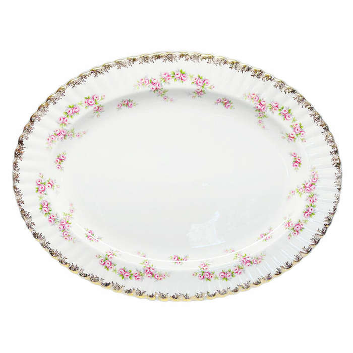 Royal Albert Dimity Rose  Platter 41cm