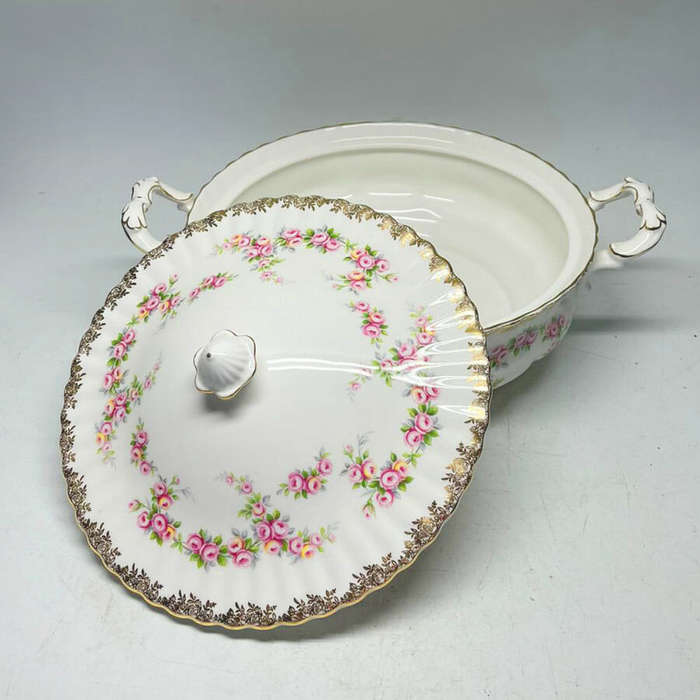 Royal Albert Dimity Rose Vegetable Toureen