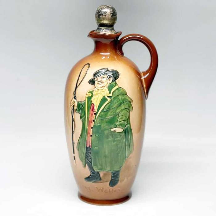 Royal Doulton Kingsware Tony Weller Whiskey Flagon