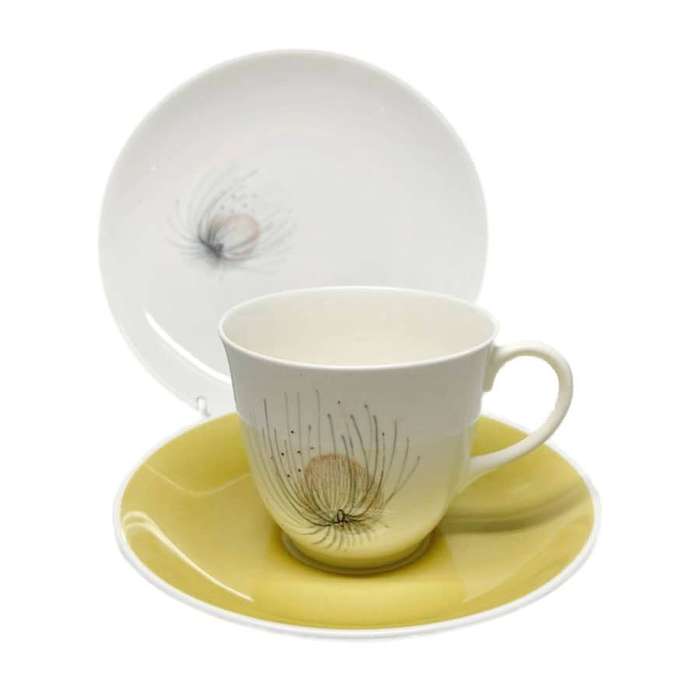 Susie Cooper Teazle Sandalwood Trio