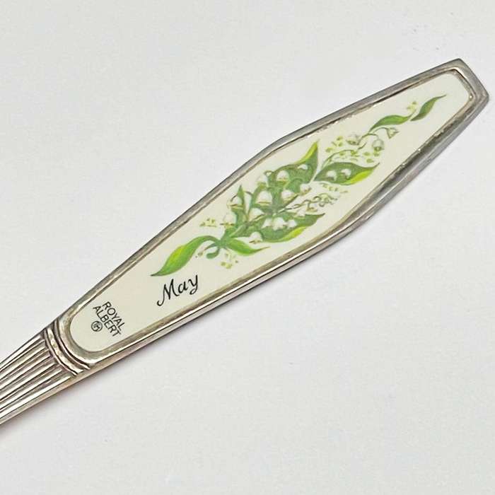 Royal Albert Flower of The Month May Cake Fork