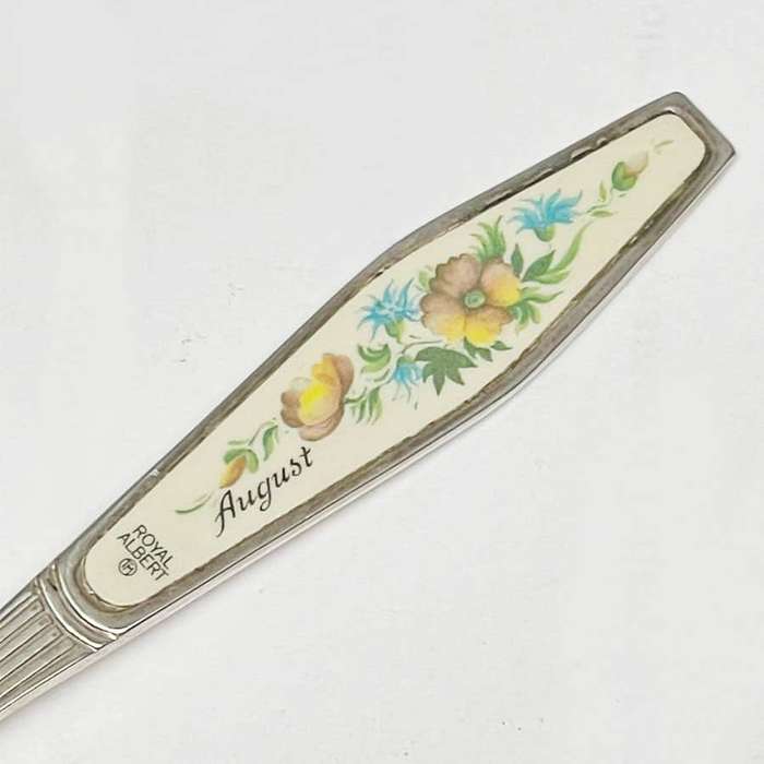 Royal Albert Flower of The Month August Tea Spoon
