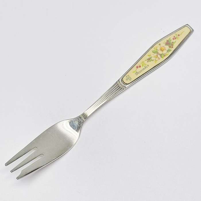 Royal Albert Flower of The Month December Cake Fork