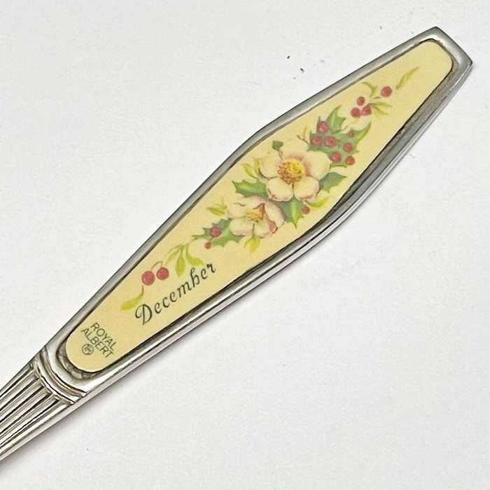 Royal Albert Flower of The Month December Cake Fork