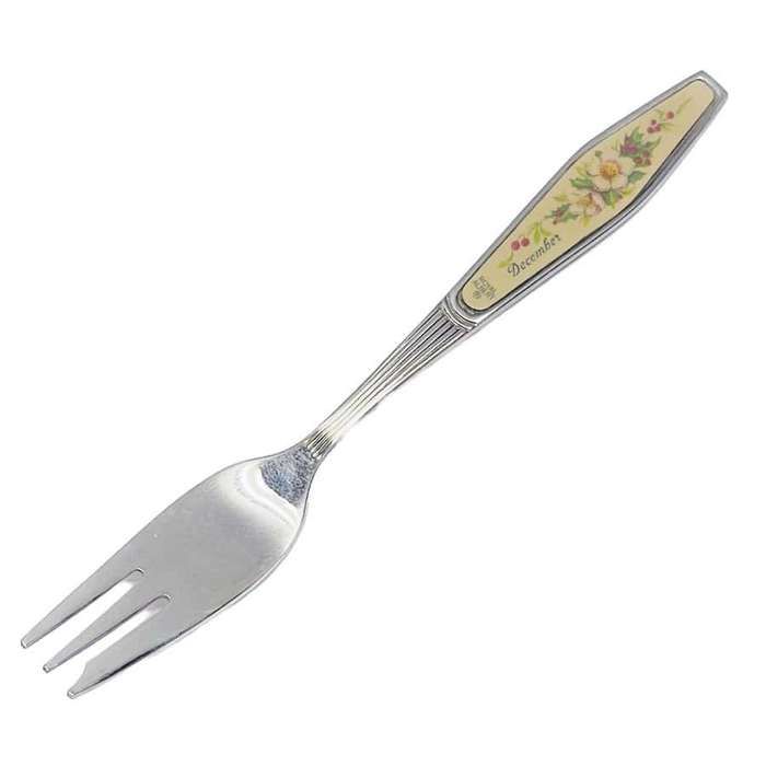 Royal Albert Flower of The Month December Cake Fork