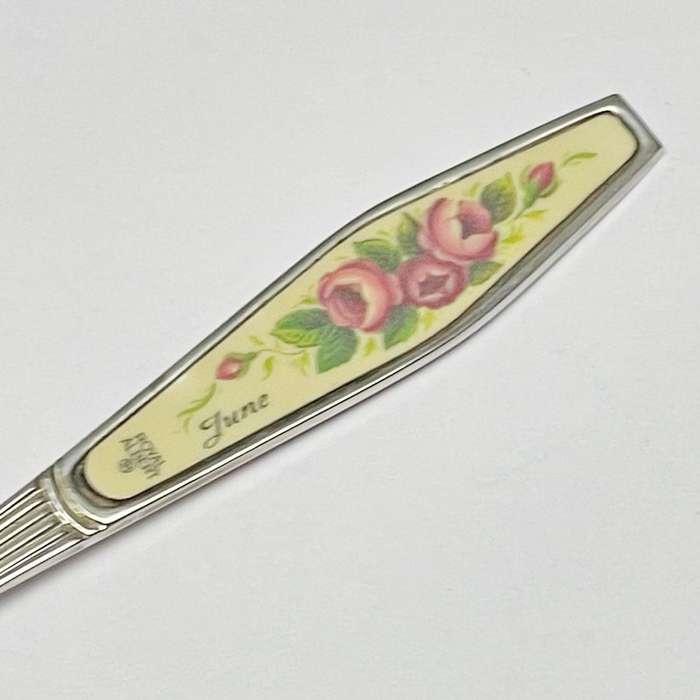 Royal Albert Flower of The Month June Cake Fork