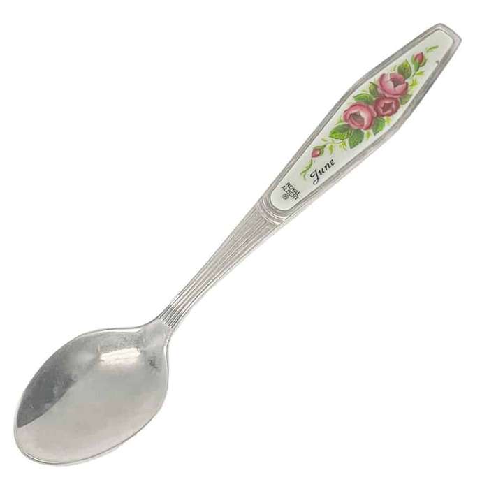 Royal Albert Flower of The Month June Tea Spoon