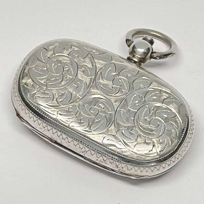 Hallmarked Double Silver Sovereign Case 1902