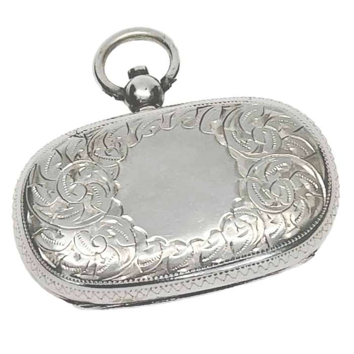 Hallmarked Double Silver Sovereign Case 1902