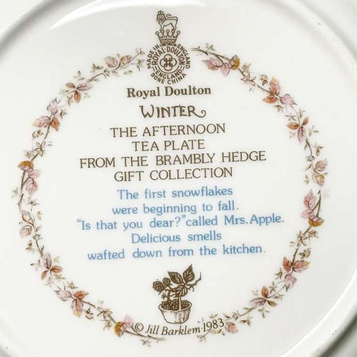 Brambly Hedge Winter Trio  By Royal Doulton