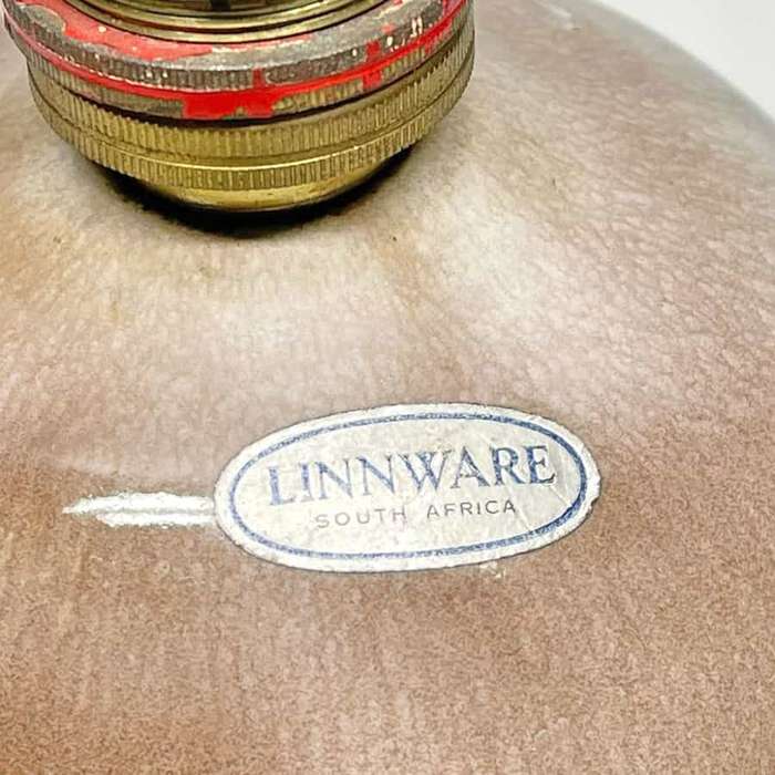 Linnware Mushroom Glaze Lamp Base