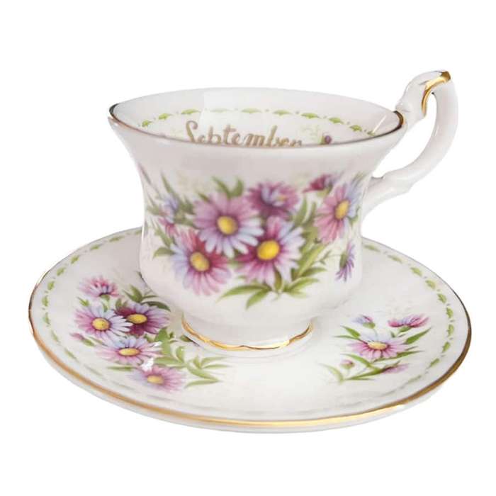 Royal Albert Miniature Flower Of The Month Duo September