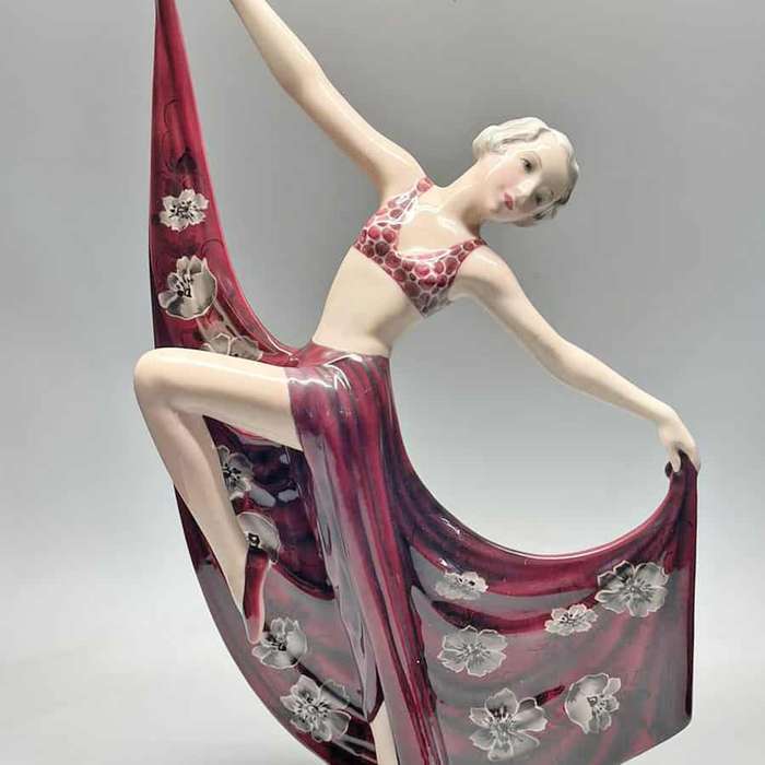 Goldsheider Dancer Maroon Dress Lorenzl