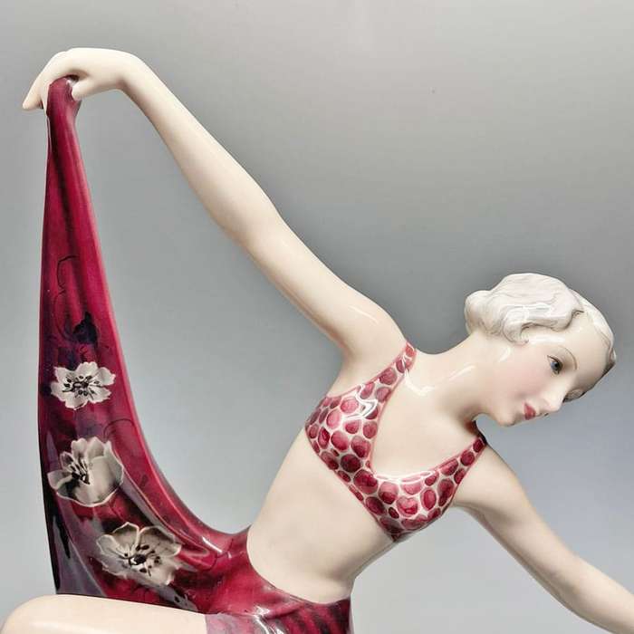 Goldsheider Dancer Maroon Dress Lorenzl