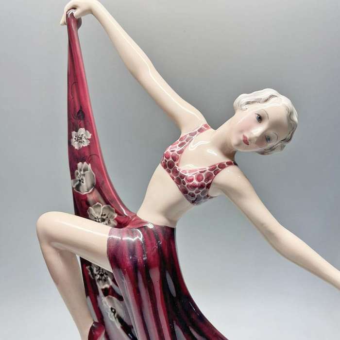 Goldsheider Dancer Maroon Dress Lorenzl