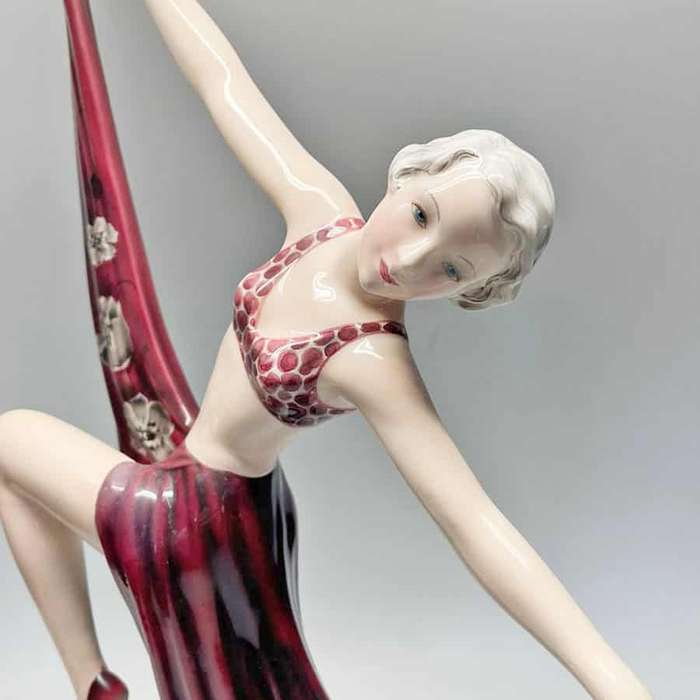 Goldsheider Dancer Maroon Dress Lorenzl