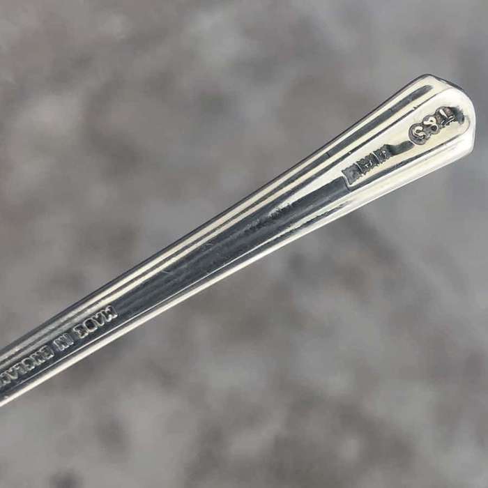 Hallmarked Silver Birmingham Enamel Tea Spoons
