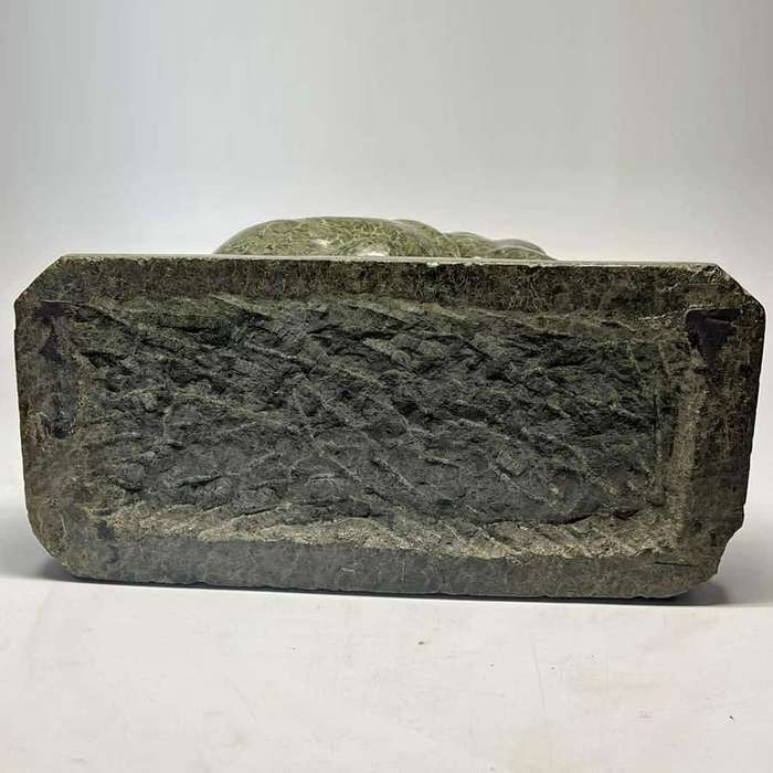 Italian 19th Century Grand Tour Serpentine Carving Of A Dog
