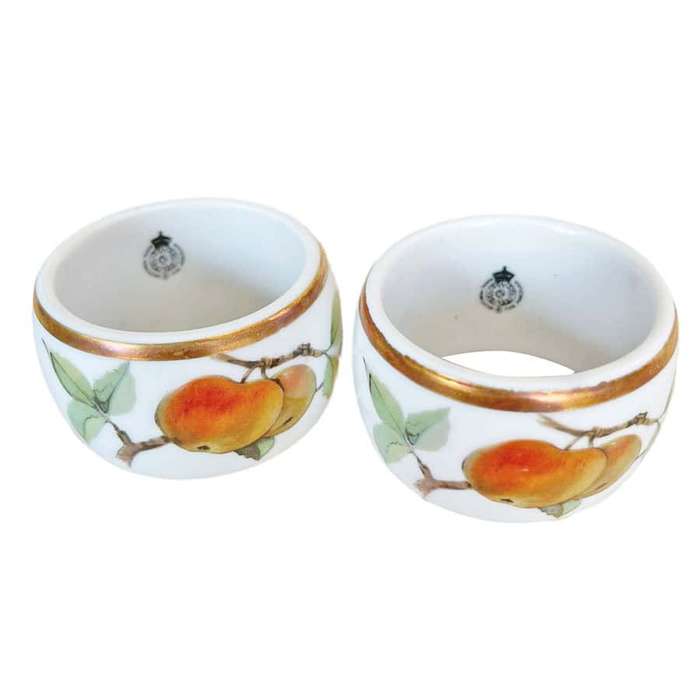 Royal Worcester Evesham Boxed Pair Serviette Rings