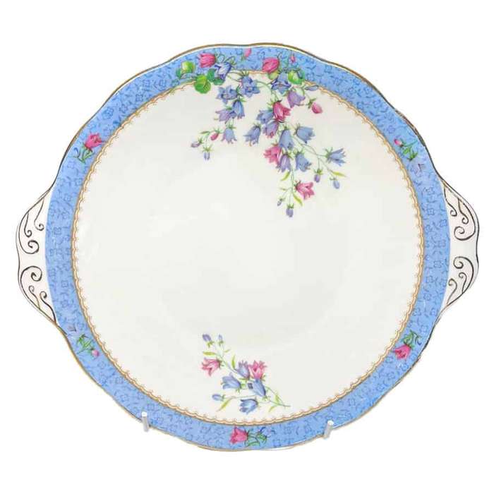 Royal Albert Harebell Tab Large Cake Plate