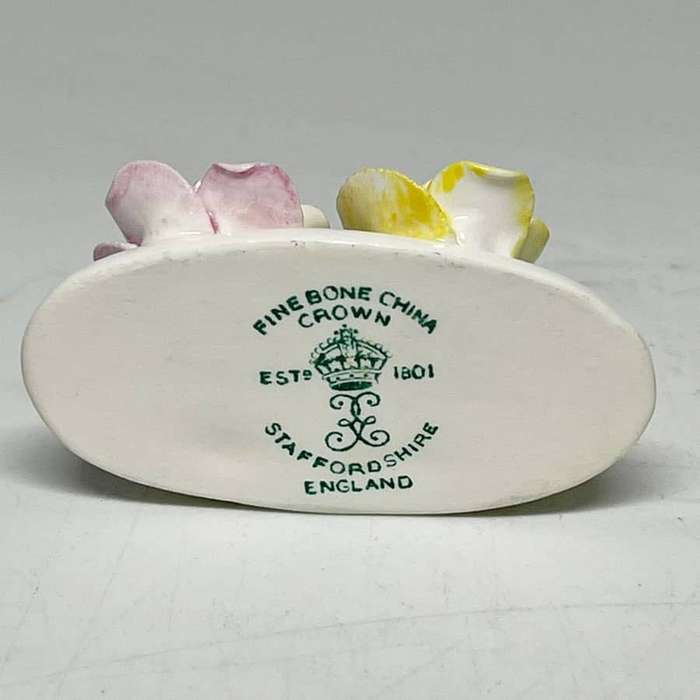 Crown Staffordshire Old Country Roses Place Card Holders