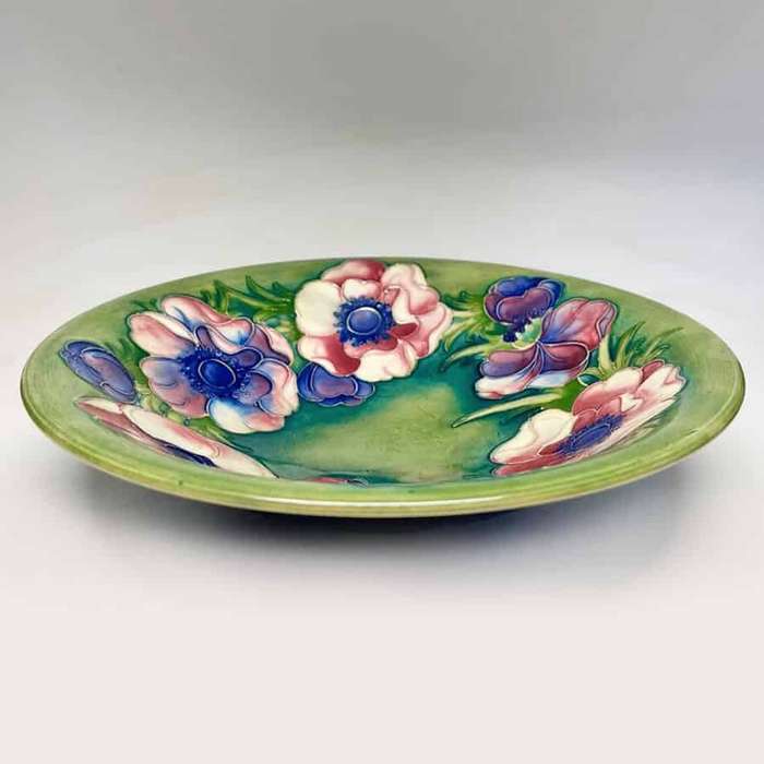 Walter Moorcroft Anemone Footed Bowl C1949
