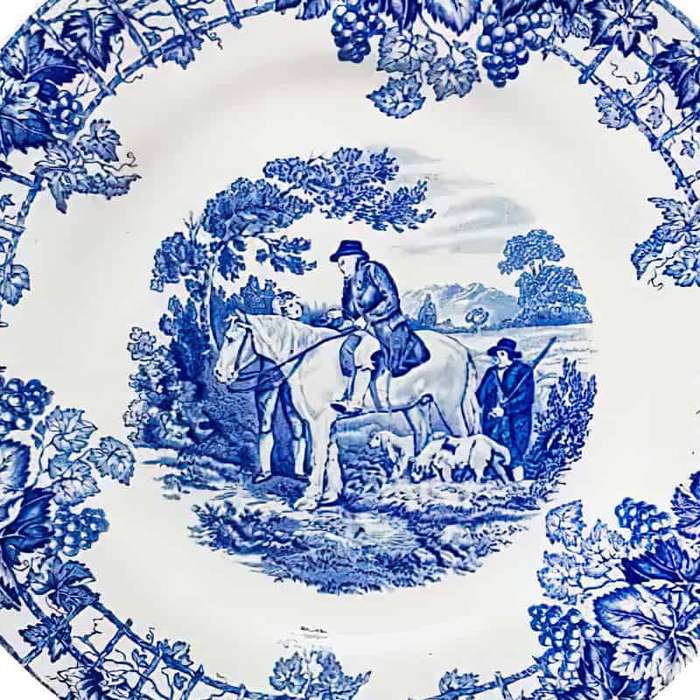 Copeland Spode Blue Byron Entree Plate