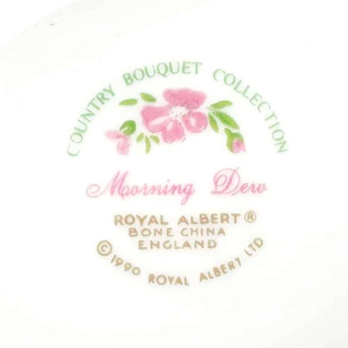 Royal Albert Country Bouquet Collection Morning Dew Tea Duo