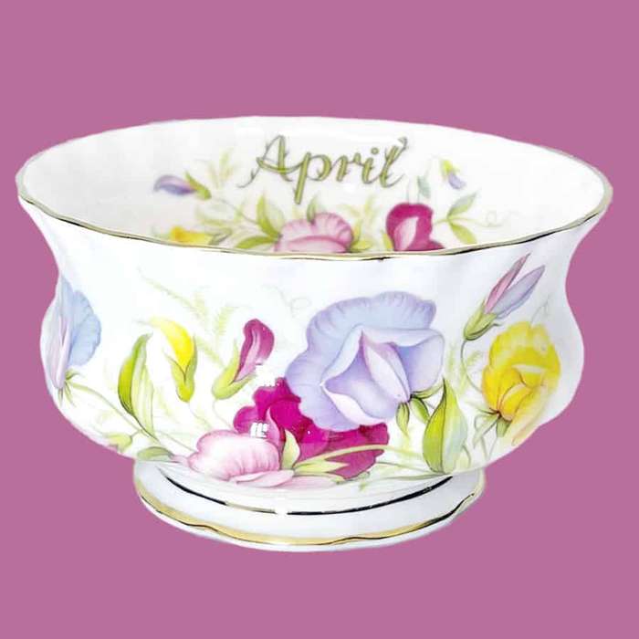 Royal Albert Flower Of The Month April Tea Sugar Bowl