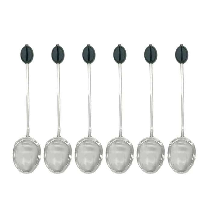 Hallmarked Silver Birmingham 1949 Coffee Bean Spoons