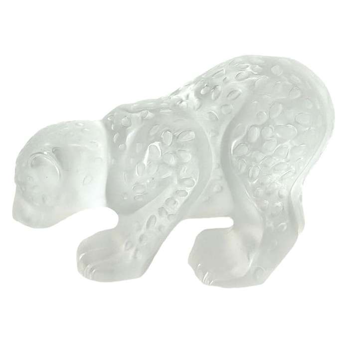 Lalique Jaguar Colombo Cub Crystal Figurine