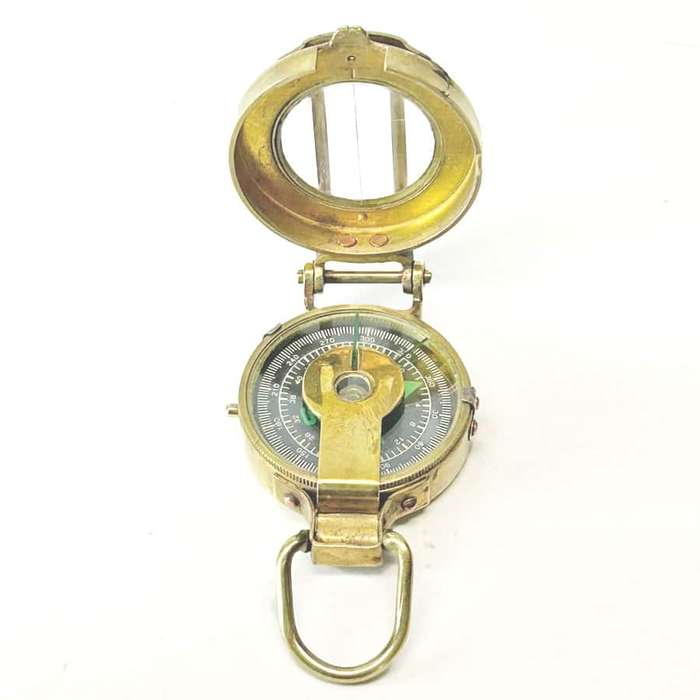Brass Compass Ross and Co London