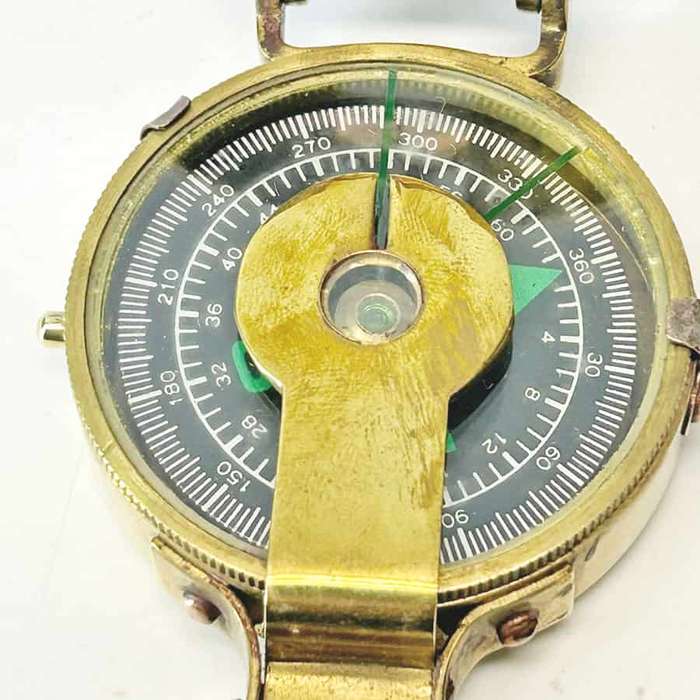 Brass Compass Ross and Co London