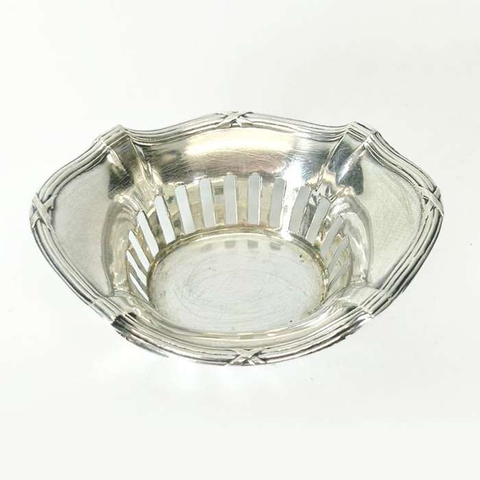 German Silver Miniature Bread Basket