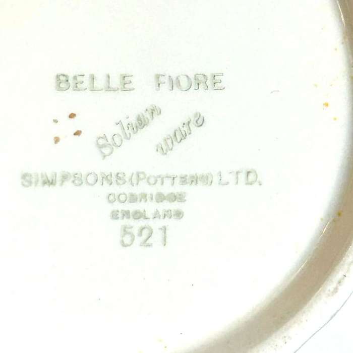 Belle Fiore With Simpson Stamp Entree Plate