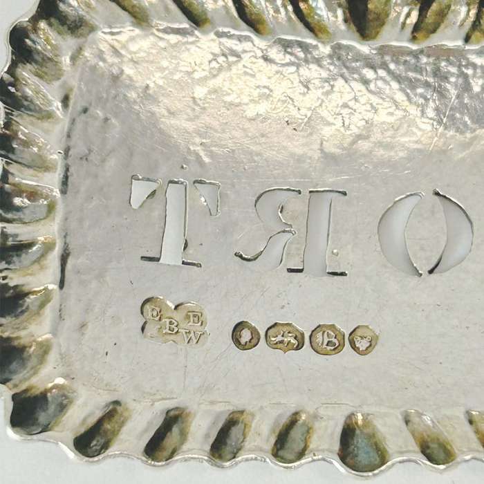 Hallmarked Silver Port Decanter Label London 1837