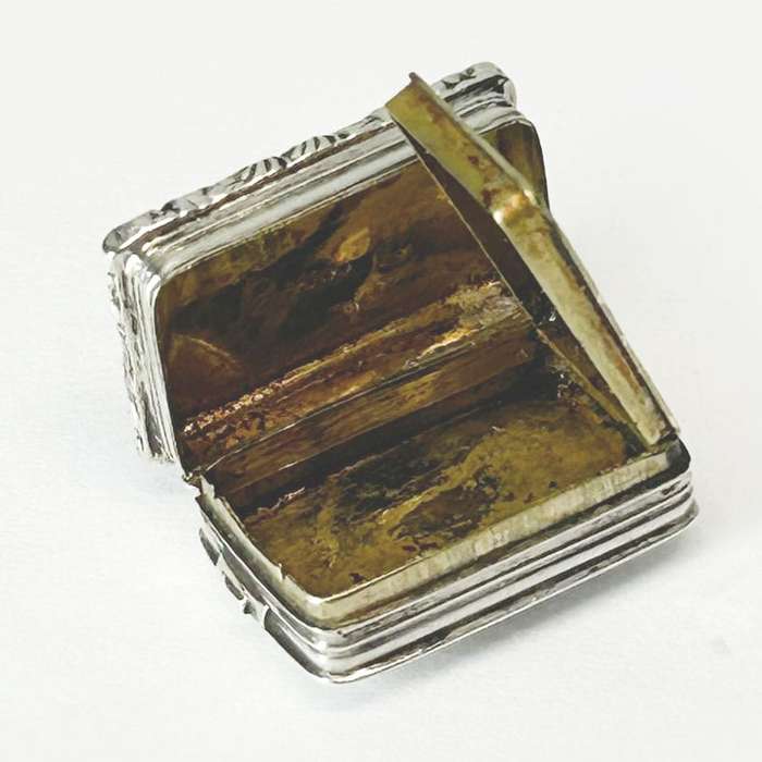 Victorian Sterling Silver Vinaigrette Birmingham 1848