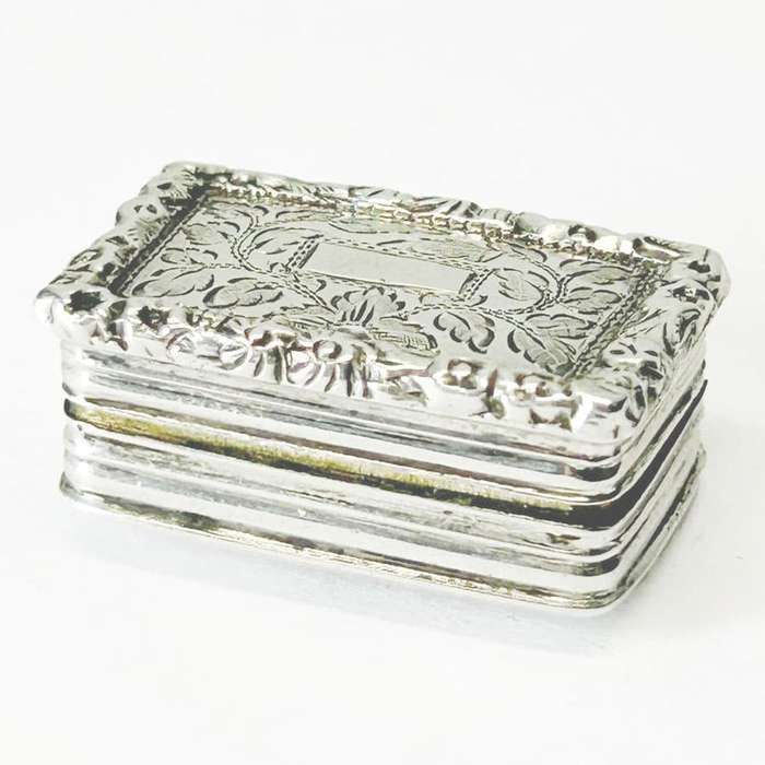 Victorian Sterling Silver Vinaigrette Birmingham 1848