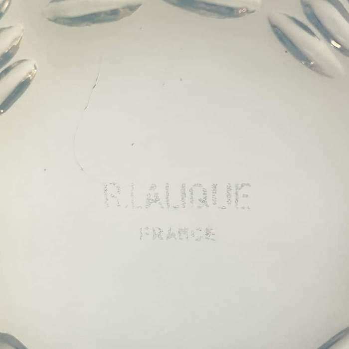 Rene Lalique Ondes Opalescent Plate C1935