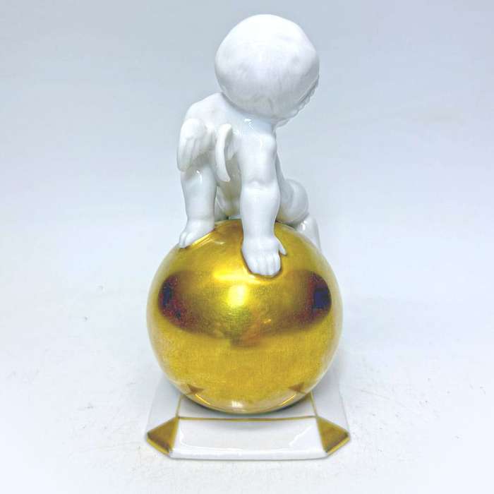 Hutschenreuther Figurine Cherub On Orb