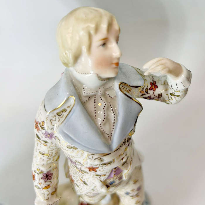 KPM Berlin Pair Courting Man and Lady Figurines C1870