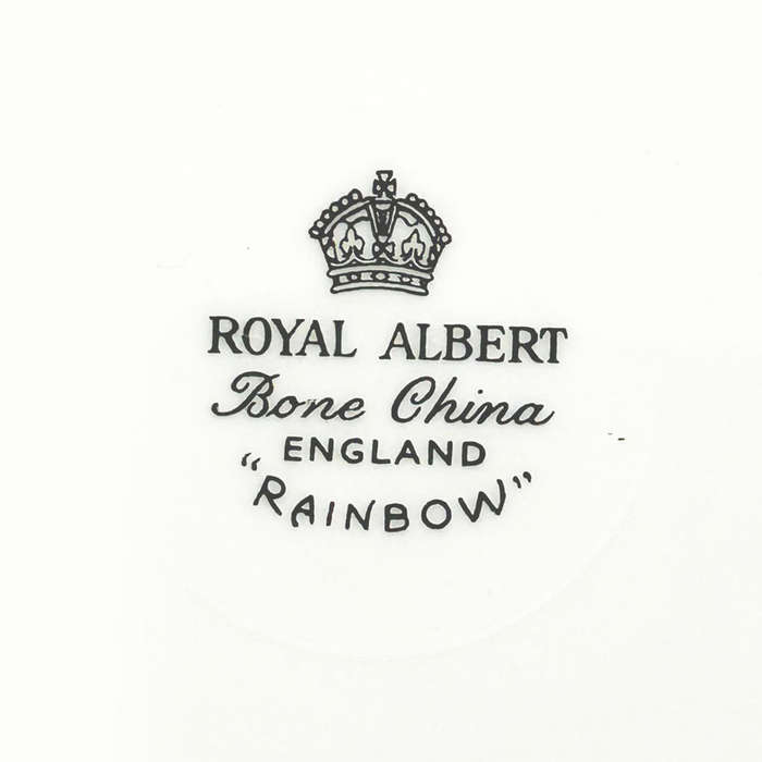 Royal Albert Rainbow Blue Montrose Tea Trio