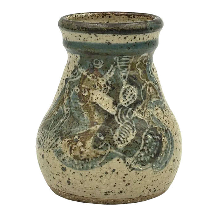 Rorke's Drift Pottery Vase MKHIZE 1985