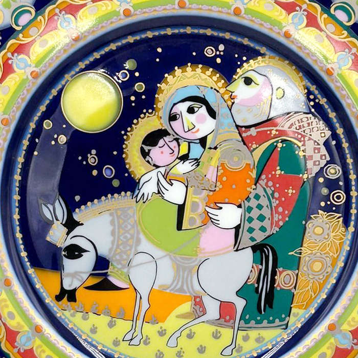 Rosenthal Studio Line Christmas Plate Flucht Nach Ägypten Bjorn Winblad