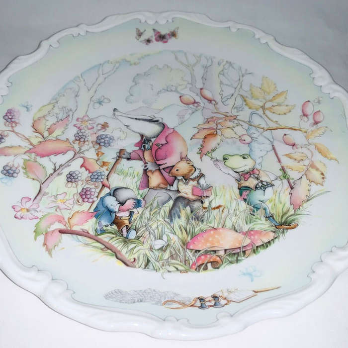 Royal Albert Wind In The Willows Rambling in The Wild Wood Plate