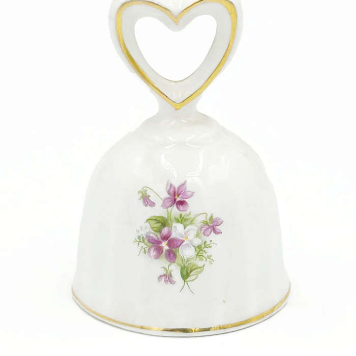 Royal Albert Sweet Violets  Heart Bell